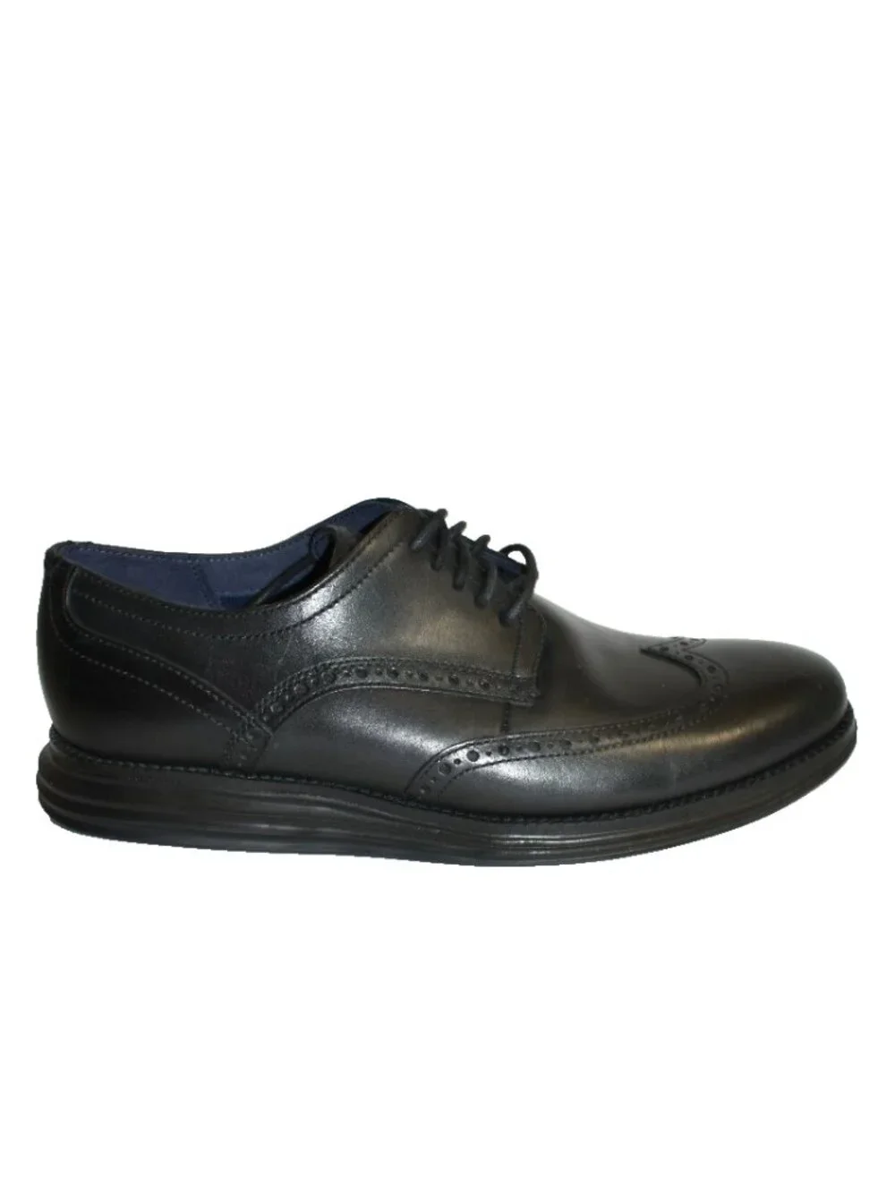 New! Cole Haan ØriginalGrand ShortWing Oxford Black Lace Up 8.5 M Leather DD40